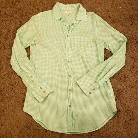 J. Crew Long Sleeve Button Down Shirt Checkered - Picture 2 of 11